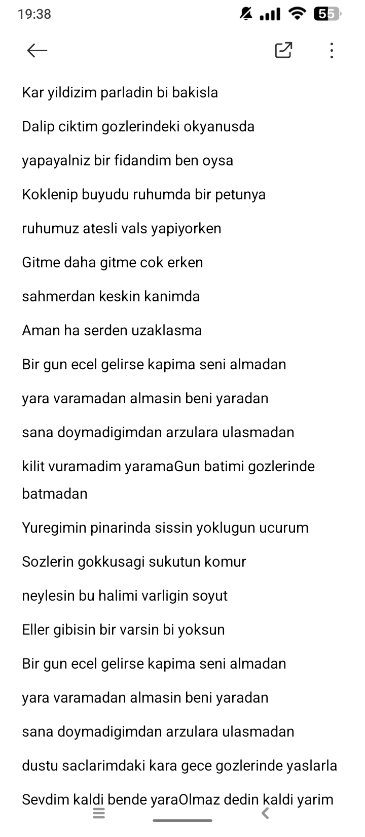 lyric Cover