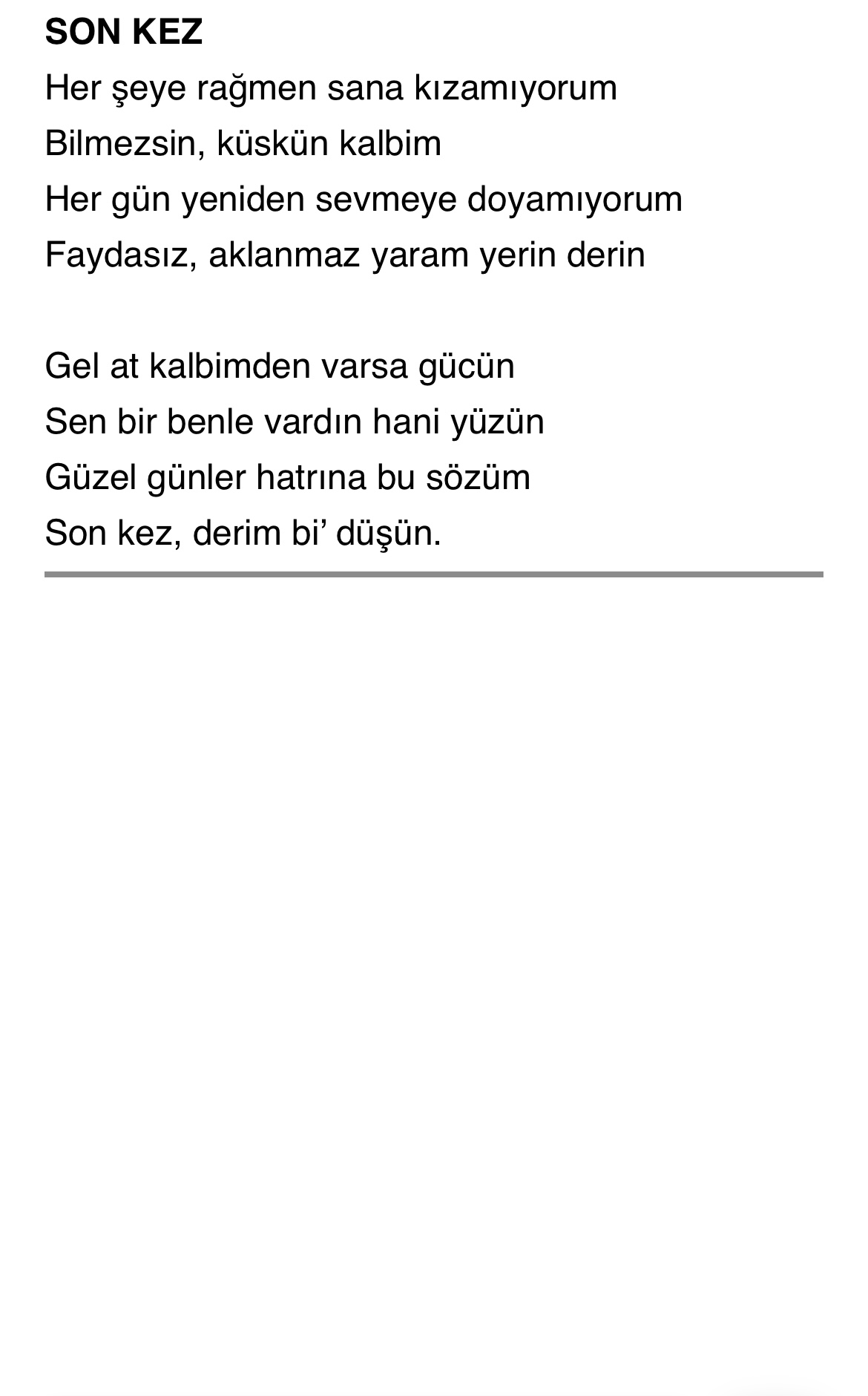 lyric Cover